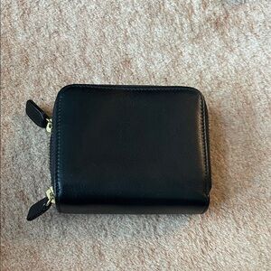 Hobo Black Leather Wallet